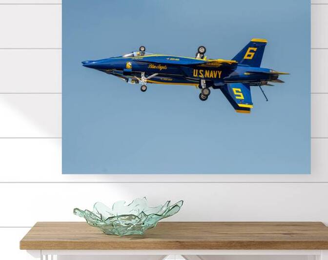 US Navy Blue Angels - Farvel Formation by Pisarek Photography