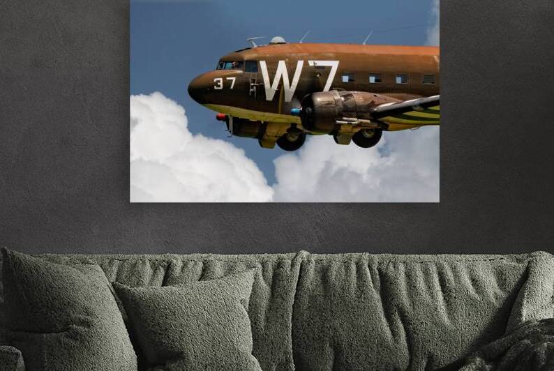 Douglass C-47 Skytrain Whiskey 7 by Pisarek Photography