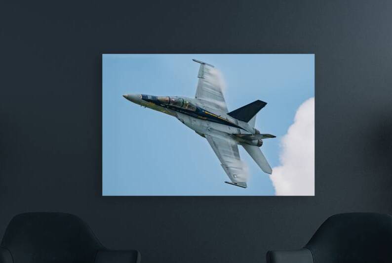 US Navy F-18 Super Hornet tearing through the Sky by Pisarek Photography
